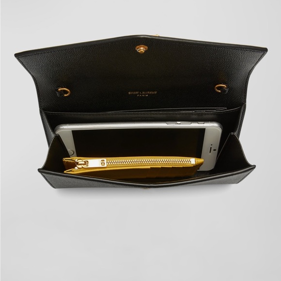 YVES SAINT LAURENT YSL UPTOWN WALLET ON CHAIN NEW!!!! - Picture 8 of 16